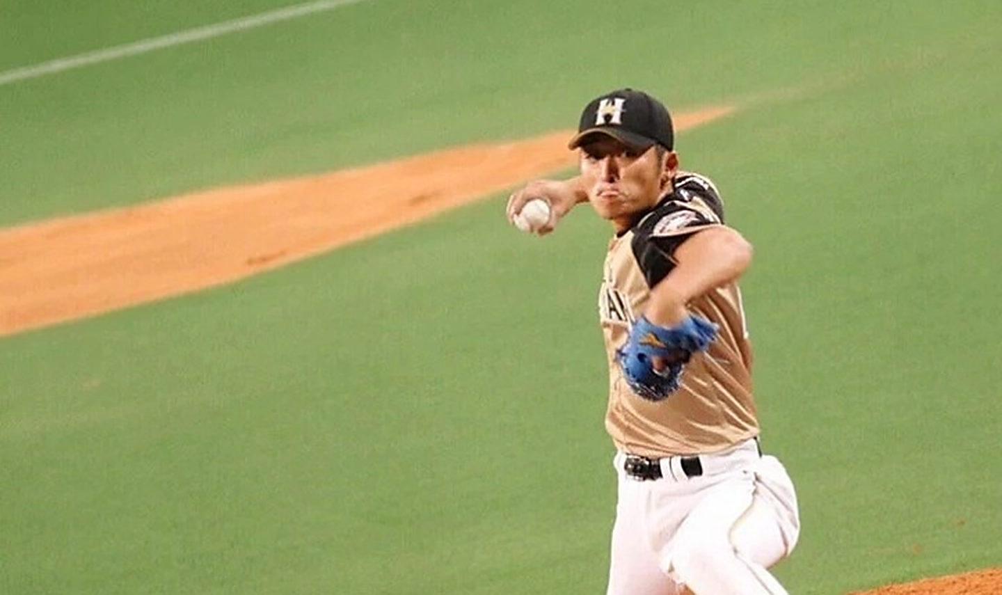 北海道日本ハムファイターズ時代の白村明弘さん